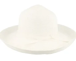 Fashion Sur la tête Womens Traveller Packable White Sun Hat -