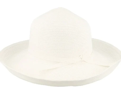 Fashion Sur la tête Womens Traveller Packable White Sun Hat -