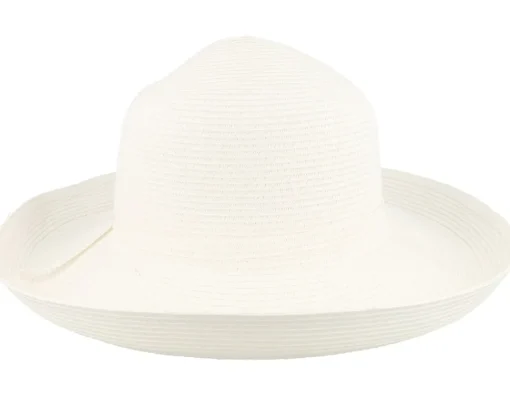 Fashion Sur la tête Womens Traveller Packable White Sun Hat -