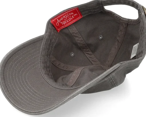 Dad Cap | Blanks-American Needle Women's Washed Slouch Charcoal Dad Cap -