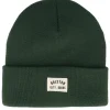 Clearance Brixton Woodburn Watch Cap Beanie Emerald Cuff - Green