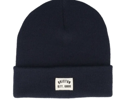 Clearance Brixton Woodburn Watch Cap Beanie Emerald Cuff - Green