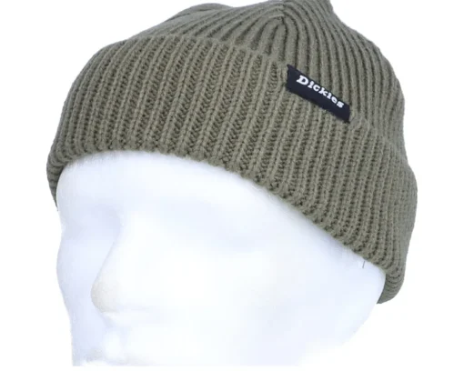 Outlet Dickies Woodworth Beanie Military Green Cuff -