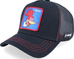 Trucker-Capslab Woody Woodpecker Black Trucker -
