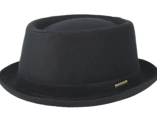 Best Stetson Wool Black Pork Pie -