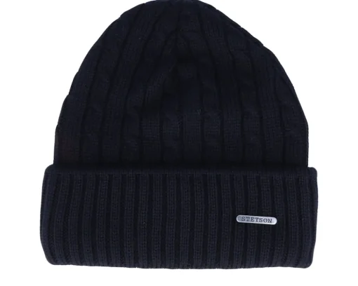 Clearance Stetson Wool Knit Black Cuff -