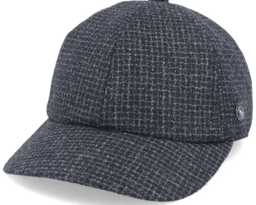 Adjustable-City Sport Wool Softfix Navy/Grey Dad Cap -