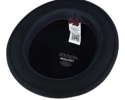 Sale Stetson Woolfelt Black Bowler -