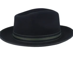 Outlet Stetson Woolfelt Black Fedora -