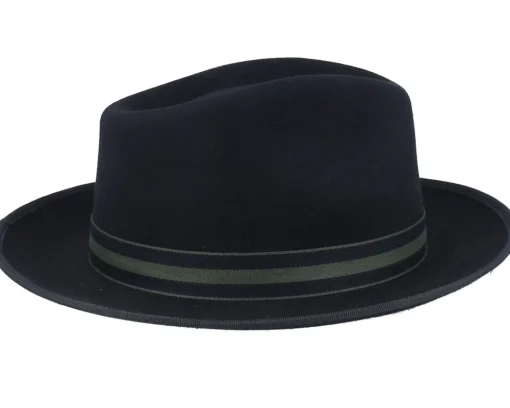 Outlet Stetson Woolfelt Black Fedora -