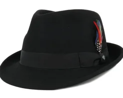 Hot Stetson Woolfelt Black Trilby -