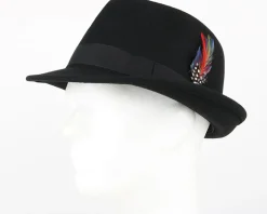 Hot Stetson Woolfelt Black Trilby -