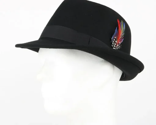 Hot Stetson Woolfelt Black Trilby -