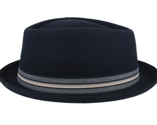 Fashion Stetson Woolfelt Diamond Pork Pie -