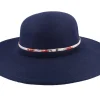 Best Seeberger Woolfelt Floppy Marine Blue Sun Hat -