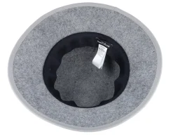 Buckets-Seeberger Woolfelt Smoke Gray Cloche - Grey