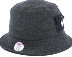 Buckets-Djinns Woolmelange Black Bucket -