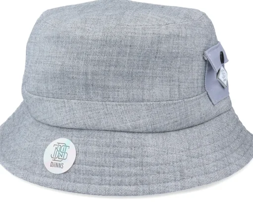 Outlet Djinns Woolmelange Heather Grey Bucket -
