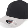 Blanks-Flexfit Wooly Combed Black/Silver -