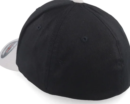 Blanks-Flexfit Wooly Combed Black/Silver -