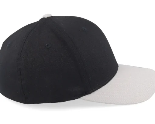 Blanks-Flexfit Wooly Combed Black/Silver -