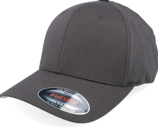 Flexfit-Flexfit Wooly Combed Dark - Grey