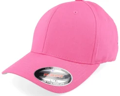 Flexfit | Blanks-Flexfit Wooly Combed Dark Pink -
