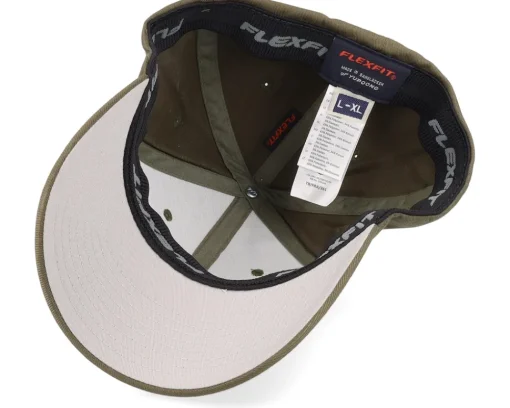 Blanks-Flexfit Wooly Combed Olive - Green