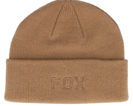 Fashion Fox Wordmark Beanie Pewter Cuff - Grey
