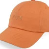 Clearance Fox Wordmark Hat atomic Orange Dad Cap -