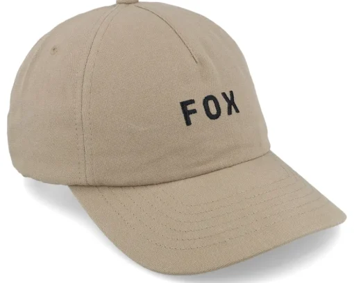 Motor-Fox Wordmark Hat Tpe Beige Dad Cap -
