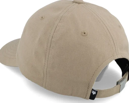 Motor-Fox Wordmark Hat Tpe Beige Dad Cap -