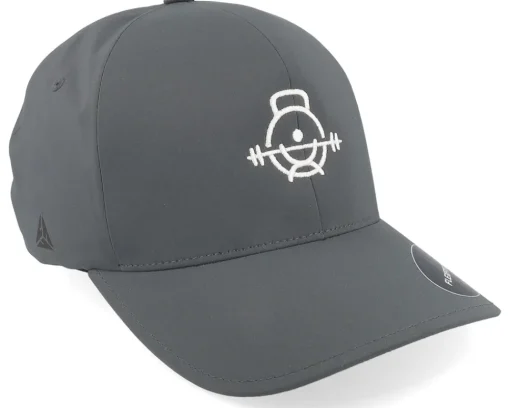 Discount Berzerk Workout Fitness Logo Delta Charcoal Flexfit -