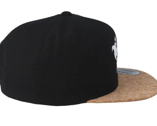 Snapback-Bacpakr World Map Black/Cork Snapback -