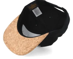 Snapback-Bacpakr World Map Black/Cork Snapback -