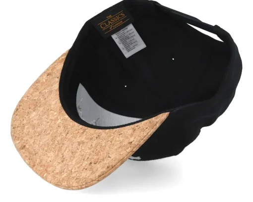 Snapback-Bacpakr World Map Black/Cork Snapback -