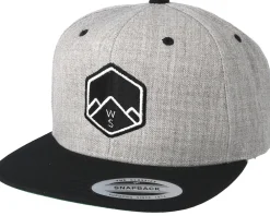 Online Wild Spirit WS Badge Grey/ Black Snapback -