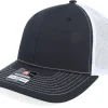 Trucker-Richardson 112XL Split /White X-Large Trucker - Black