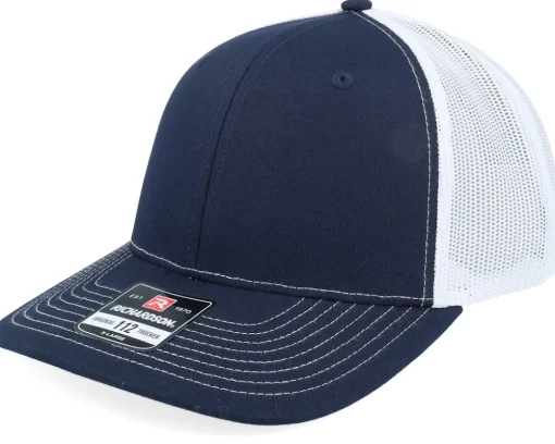 Trucker-Richardson 112XL Split /White X-Large Trucker - Black