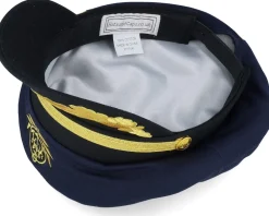 Clearance Village Hats Yacht Captain's Hat Navy Vega Cap - Blue, White