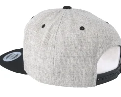 Sale Yapan Logo Heather Grey/Black Snapback -