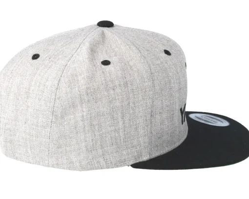 Sale Yapan Logo Heather Grey/Black Snapback -