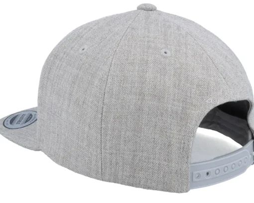 Snapback | Kids-Kiddo Cap Yellow Racing Car Heather Grey Snapback -