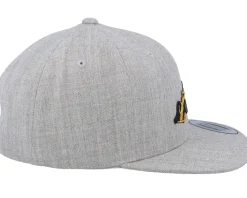 Snapback | Kids-Kiddo Cap Yellow Racing Car Heather Grey Snapback -