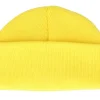 Short Beanies | Blank Beanies-Beechfield Yellow Short Blank Beanie -