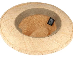 Straw Hat-CTH Ericson Zeb Raffia Natural Straw Hat -